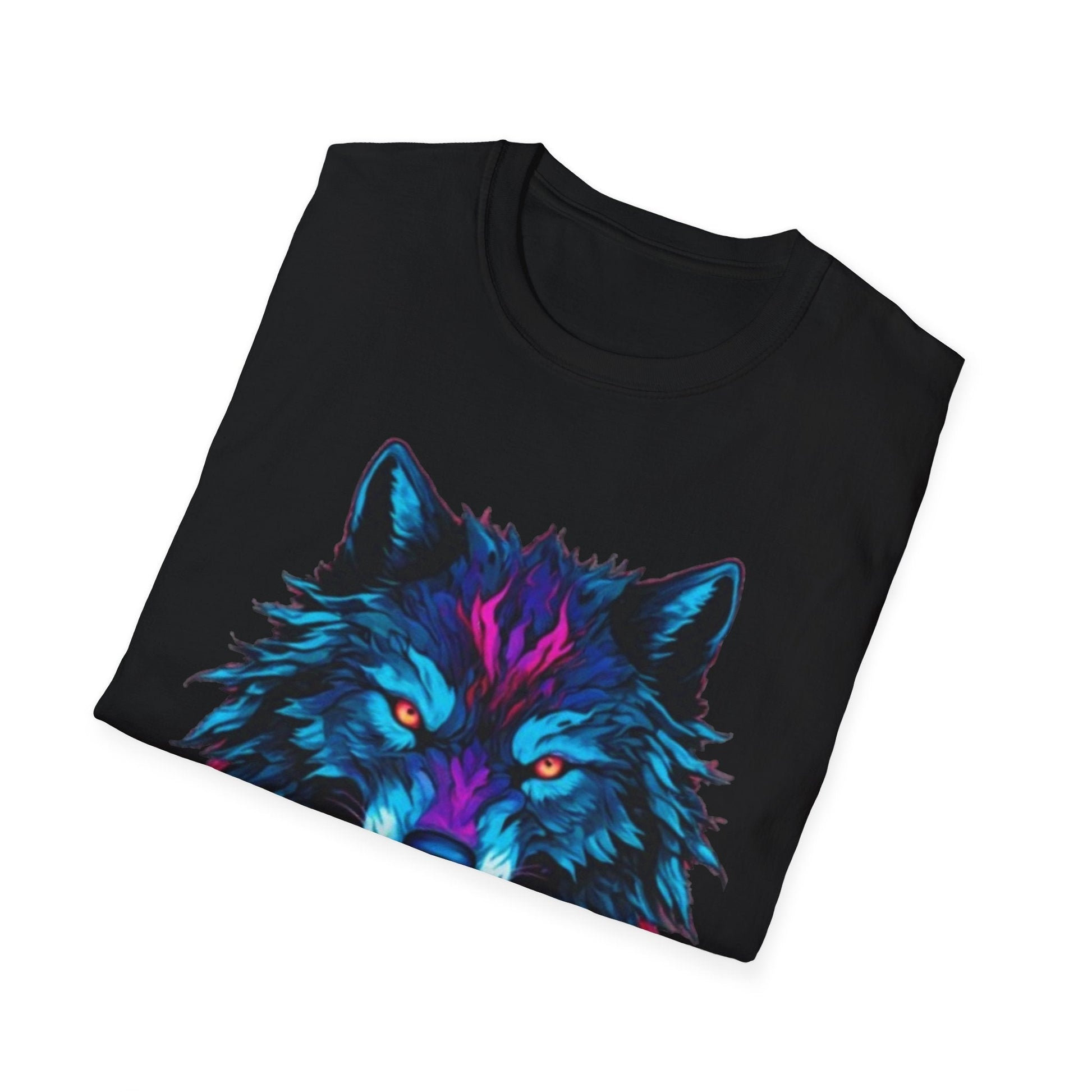 Vibrant Wolf Graphic T-Shirt Printify T-Shirt Rhythm & Drip Apparel