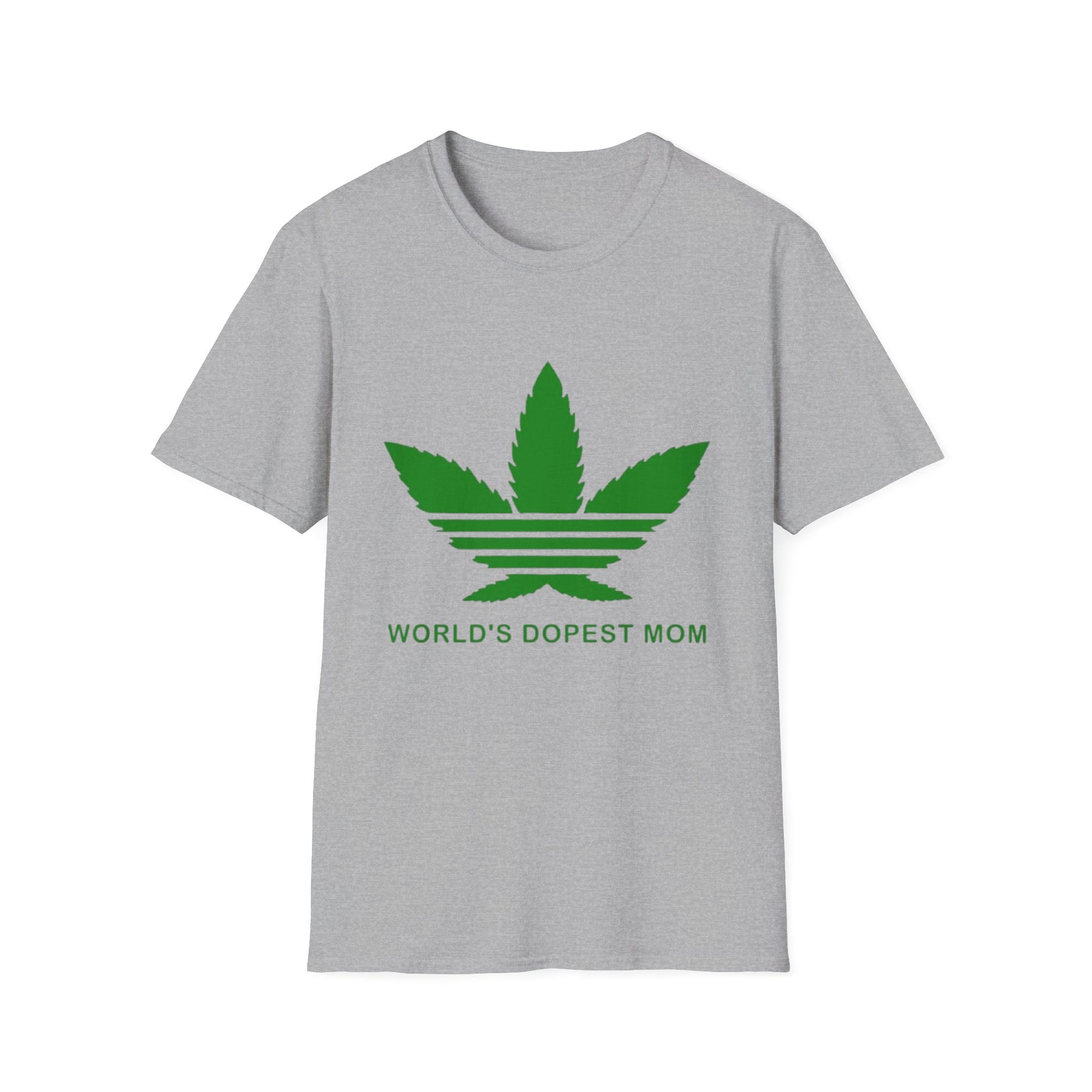 World's Dopest Mom T-Shirt Sport Grey Printify T-Shirt Rhythm & Drip Apparel