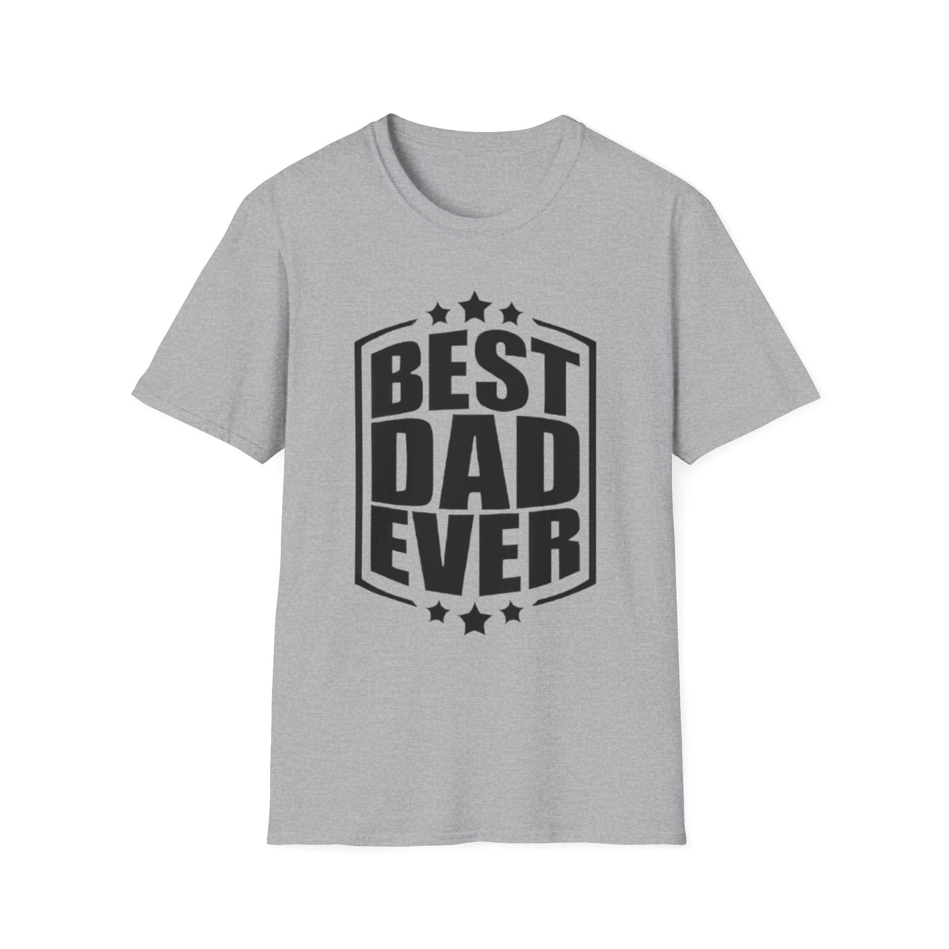 Best Dad Ever T-Shirt Sport Grey Printify T-Shirt Rhythm & Drip Apparel