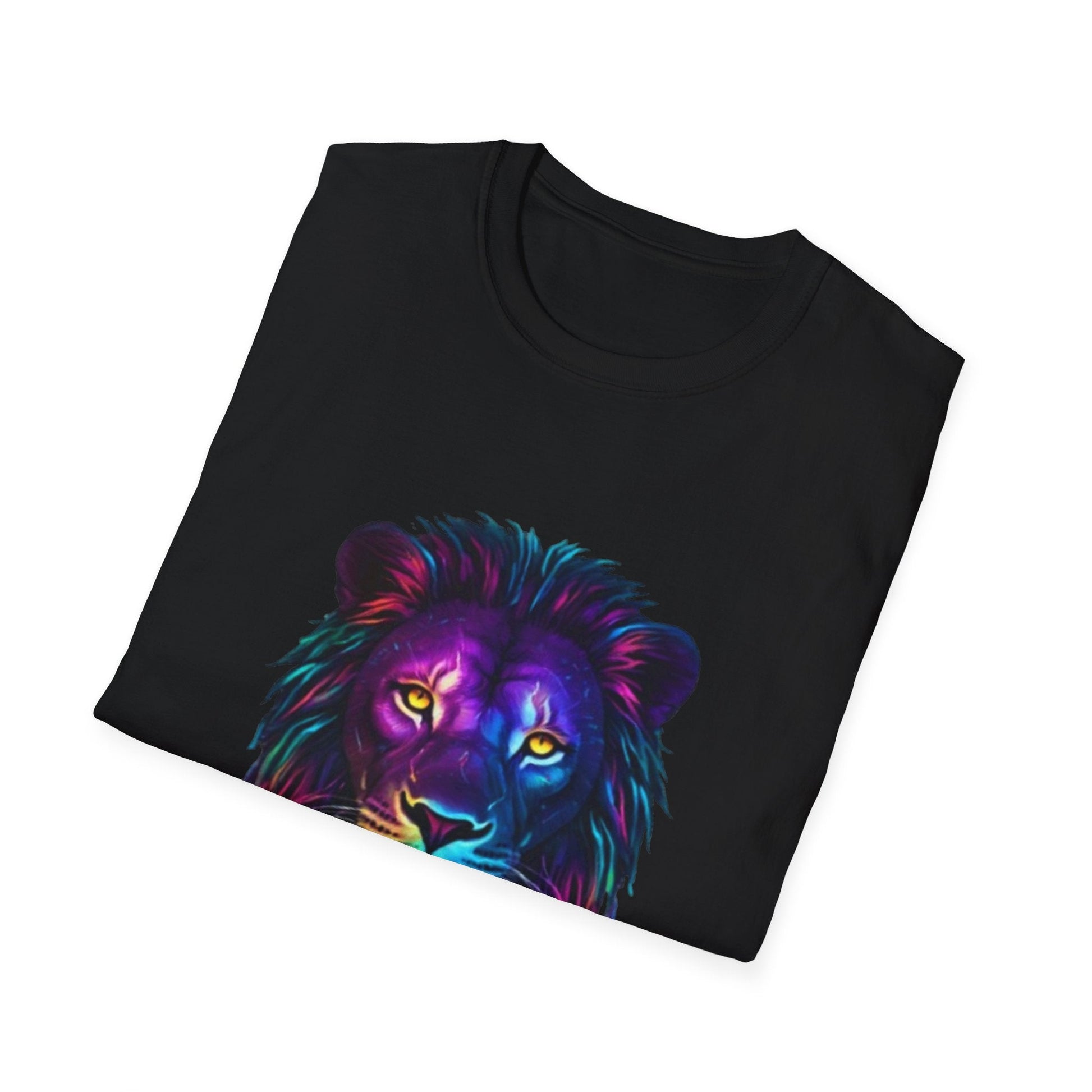 Vibrant Lion Graphic T-Shirt Printify T-Shirt Rhythm & Drip Apparel