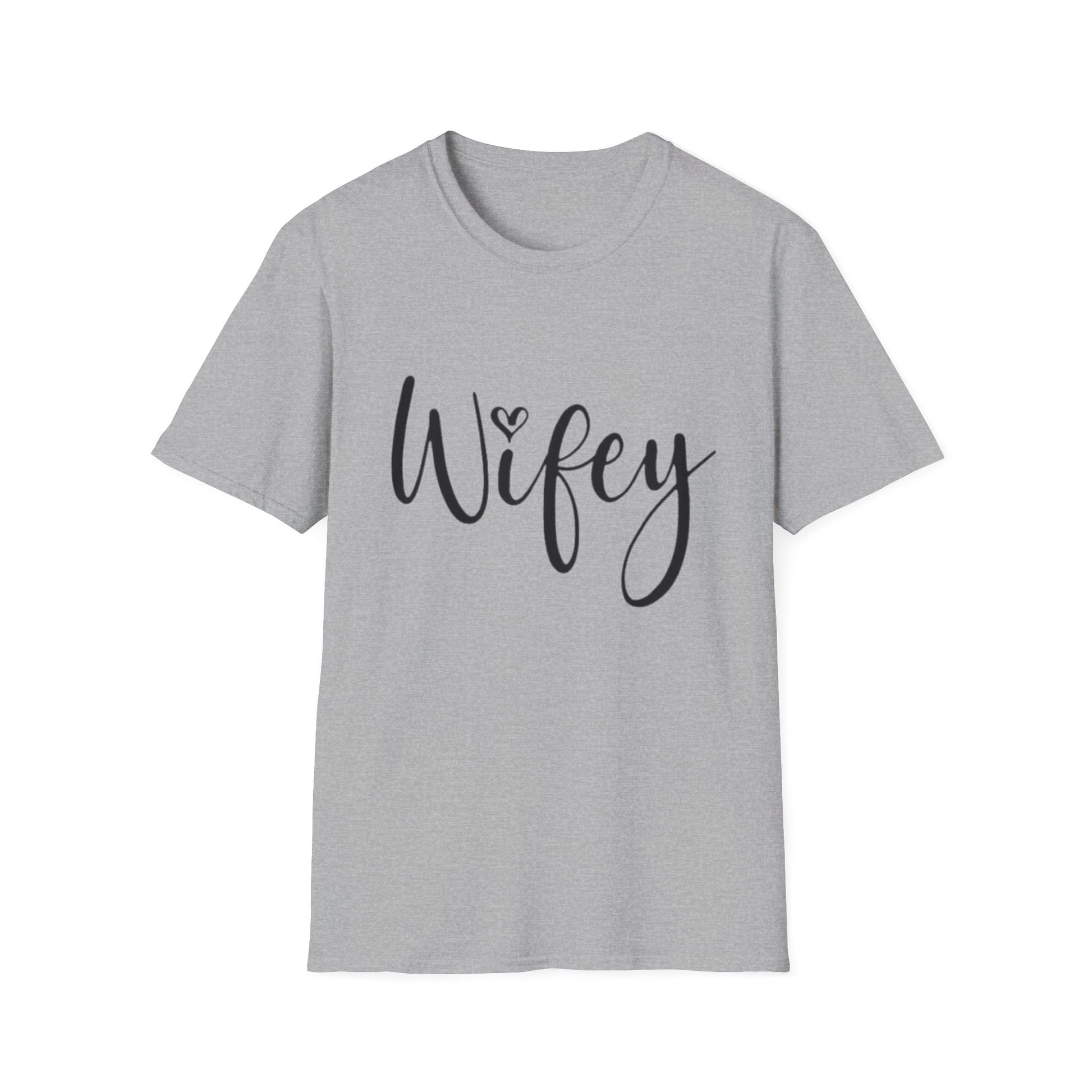 Wifey T-Shirt Sport Grey Printify T-Shirt Rhythm & Drip Apparel