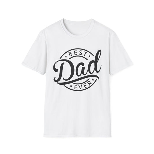 Best Dad Everr T-Shirt White Printify T-Shirt Rhythm & Drip Apparel