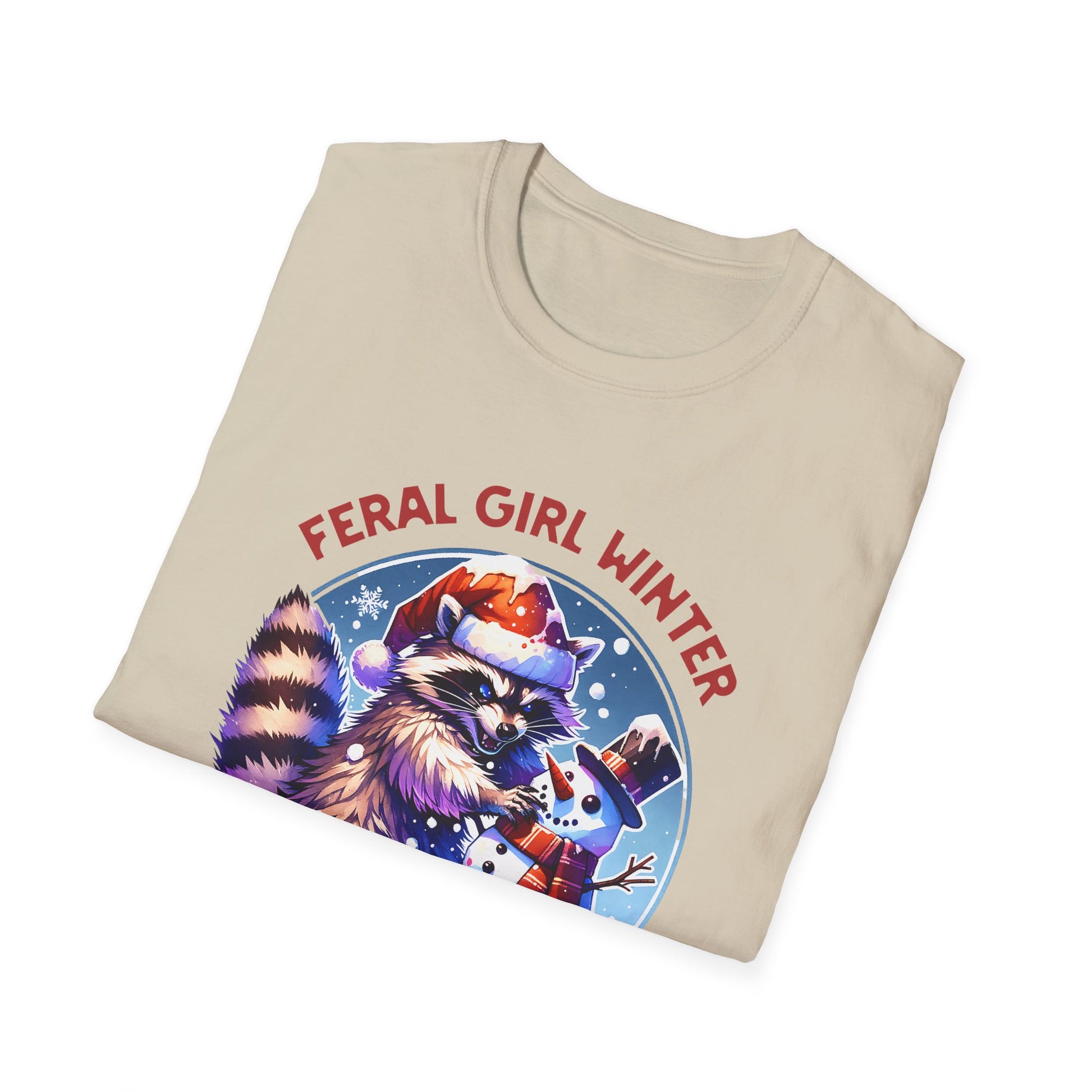 Winter- Feral Girl Winter T-Shirt Printify T-Shirt Rhythm & Drip Apparel
