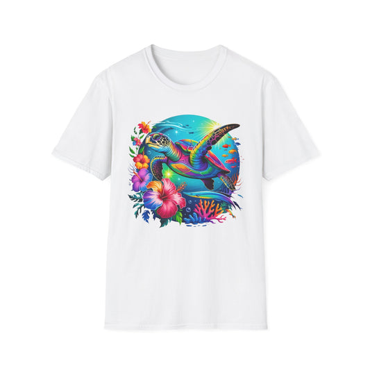 Summer- Marine Life T-Shirt White Printify T-Shirt Rhythm & Drip Apparel