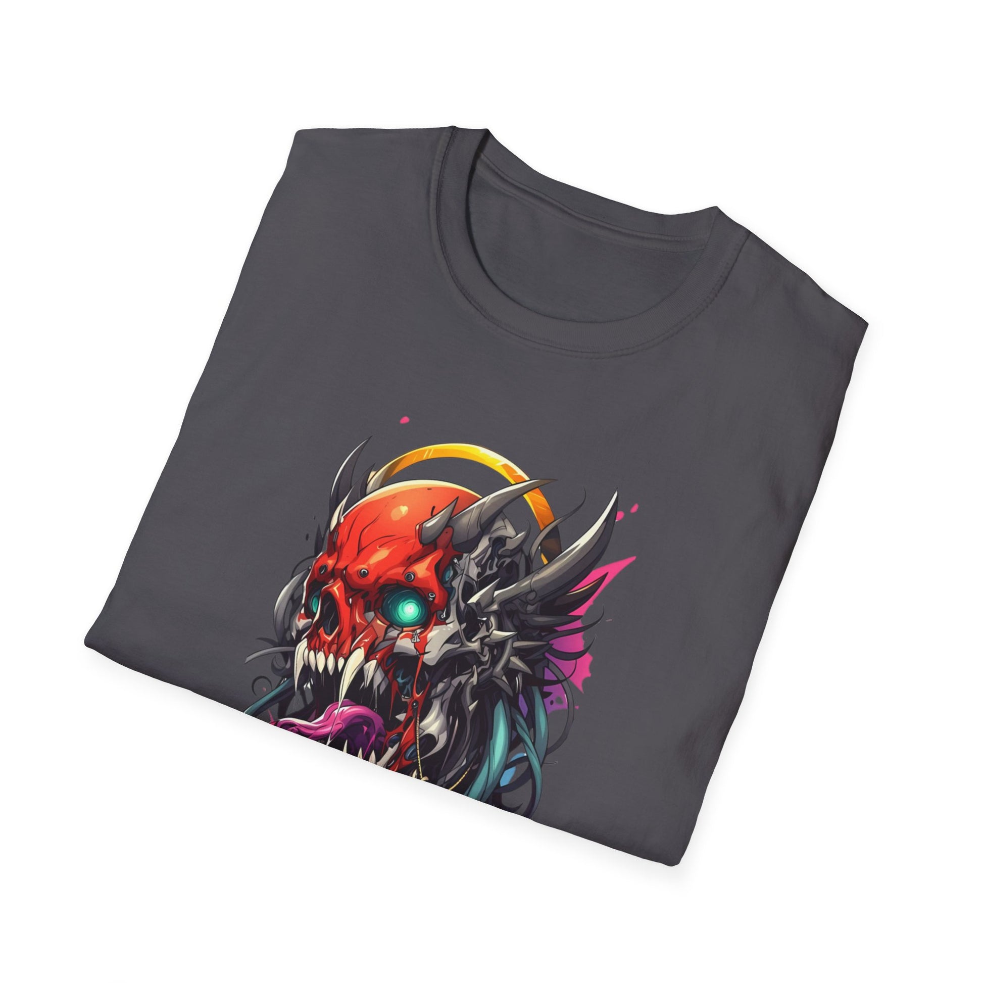Vibrant Skull Graphic Tee Printify T-Shirt Rhythm & Drip Apparel