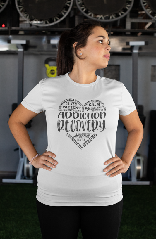 Addiction Recovery T-Shirt Printify T-Shirt Rhythm & Drip Apparel
