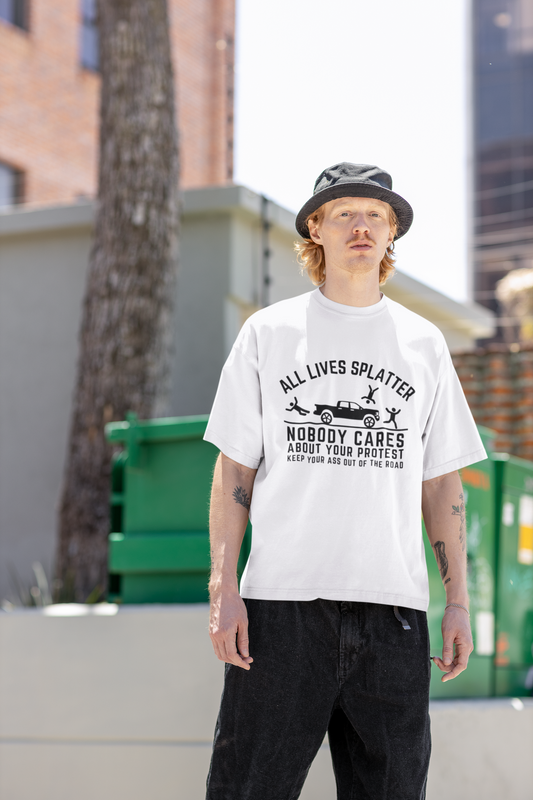 All Lives Splatter T-Shirt Printify T-Shirt Rhythm & Drip Apparel