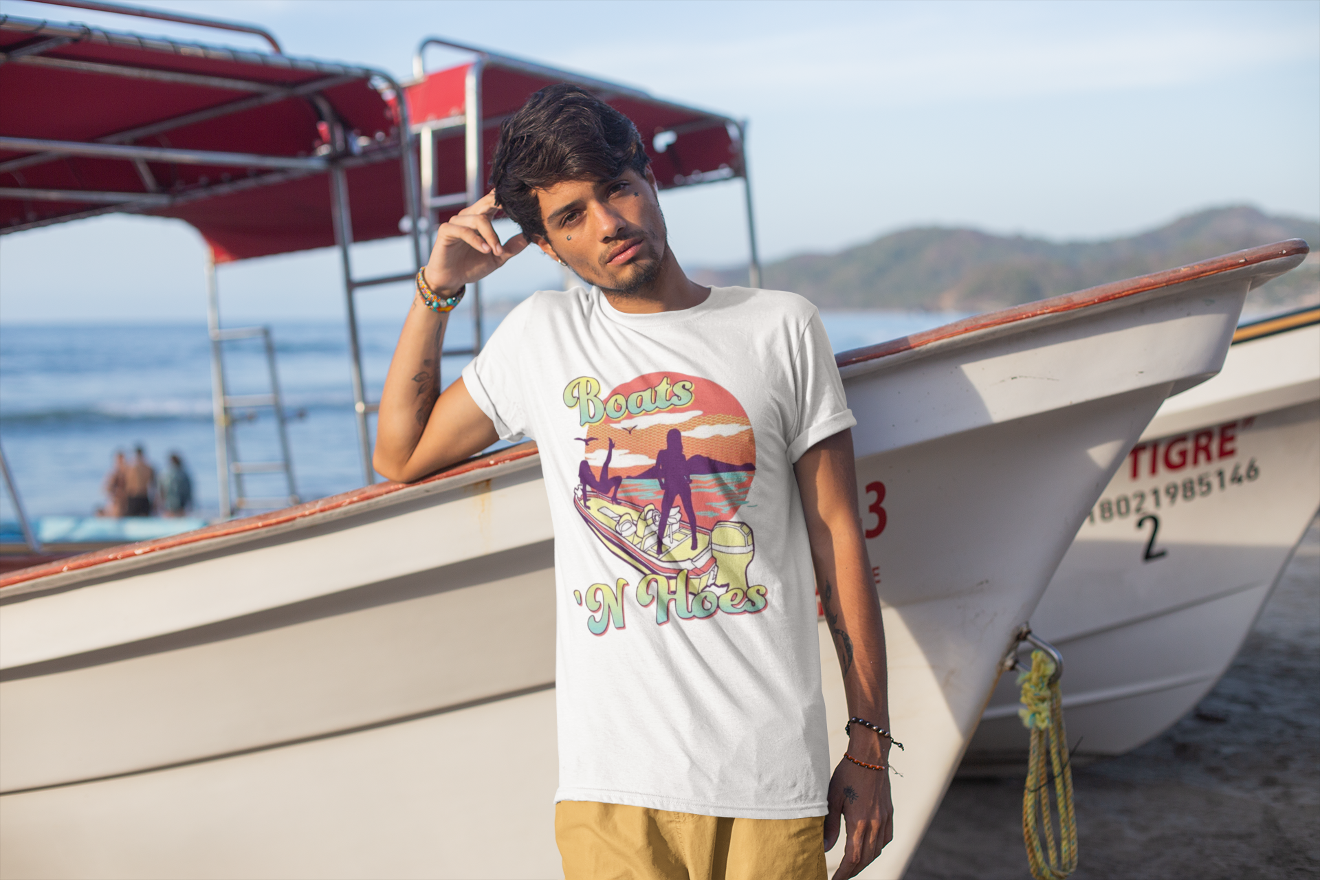 Boats 'N Hoes T-Shirt Printify T-Shirt Rhythm & Drip Apparel