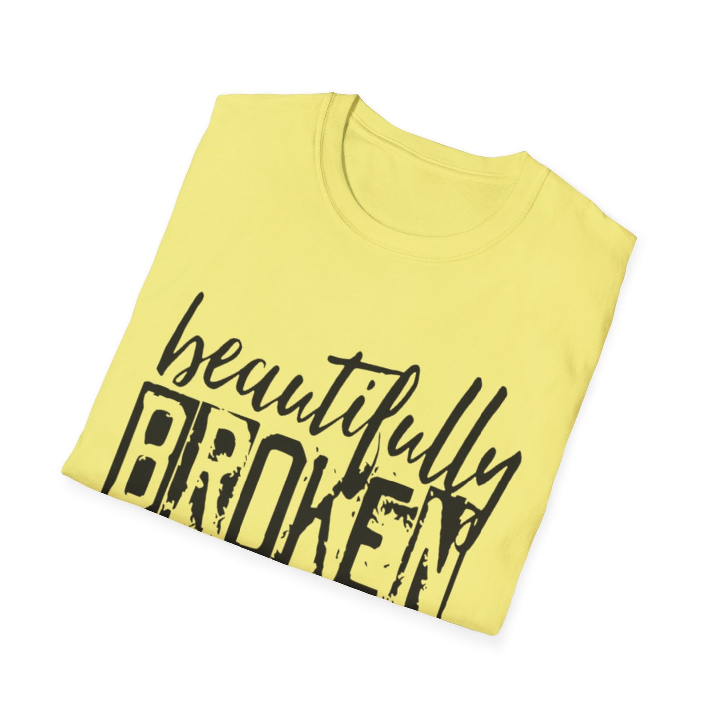 Beautifully Broken T-Shirt Printify T-Shirt Rhythm & Drip Apparel