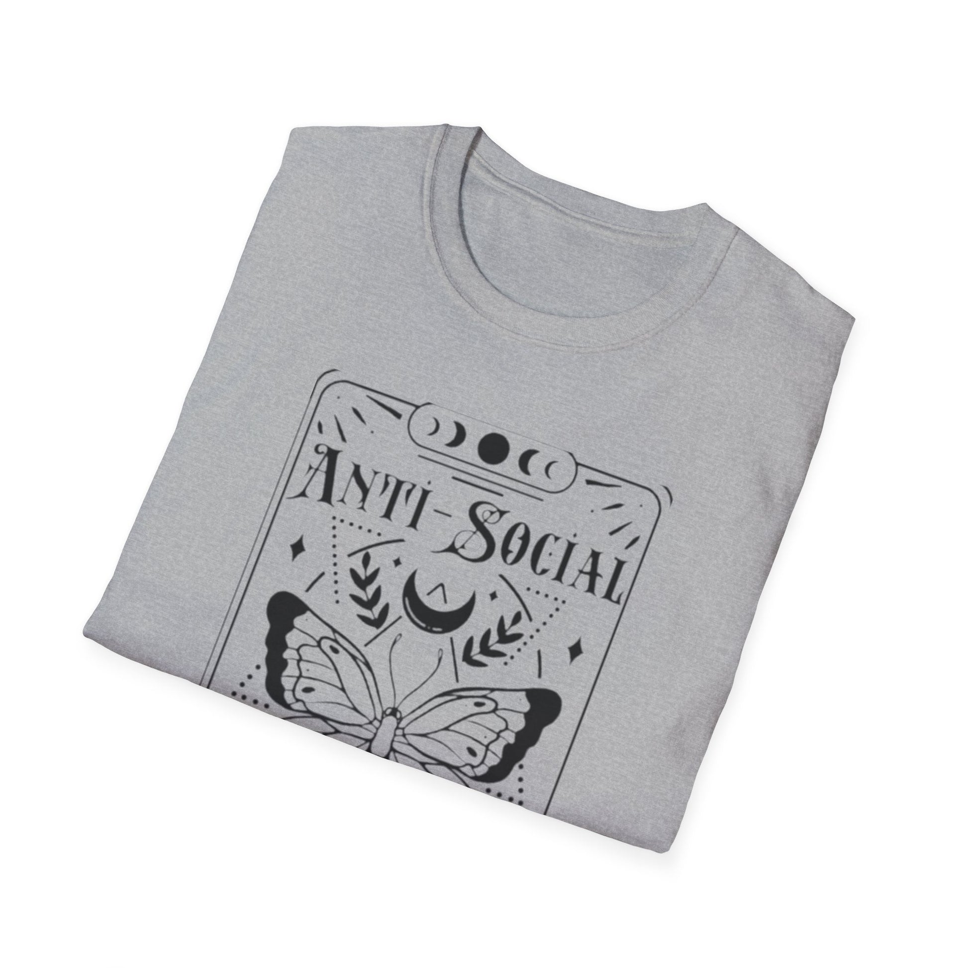 Anti-Social Butterfly- Tarot T-Shirt Printify T-Shirt Rhythm & Drip Apparel