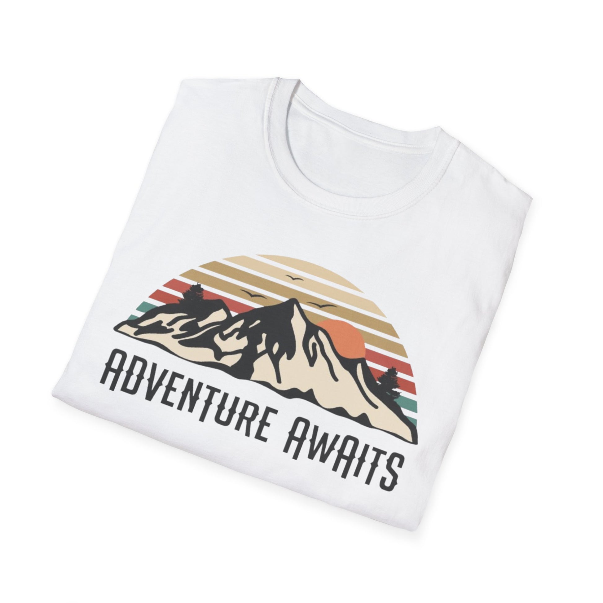 Adventure Awaits Unisex T-Shirt Printify T-Shirt Rhythm & Drip Apparel