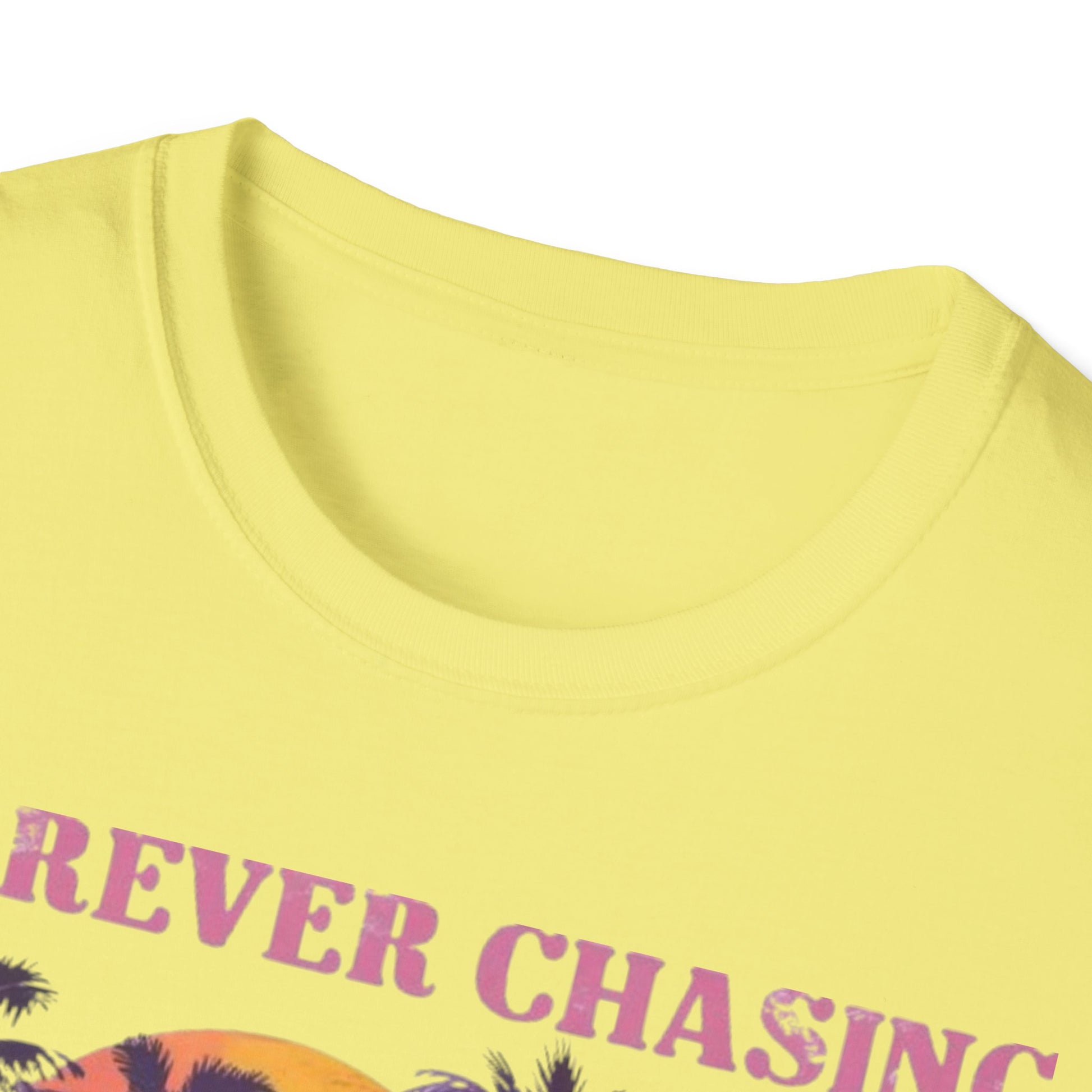 Summer- Forever Chasing Sunsets T-Shirt Printify T-Shirt Rhythm & Drip Apparel