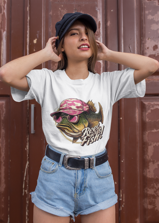 Reel Girs Fish T-Shirt