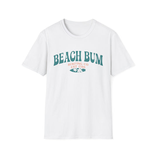 Summer- Beach Bum T-Shirt White Printify T-Shirt Rhythm & Drip Apparel