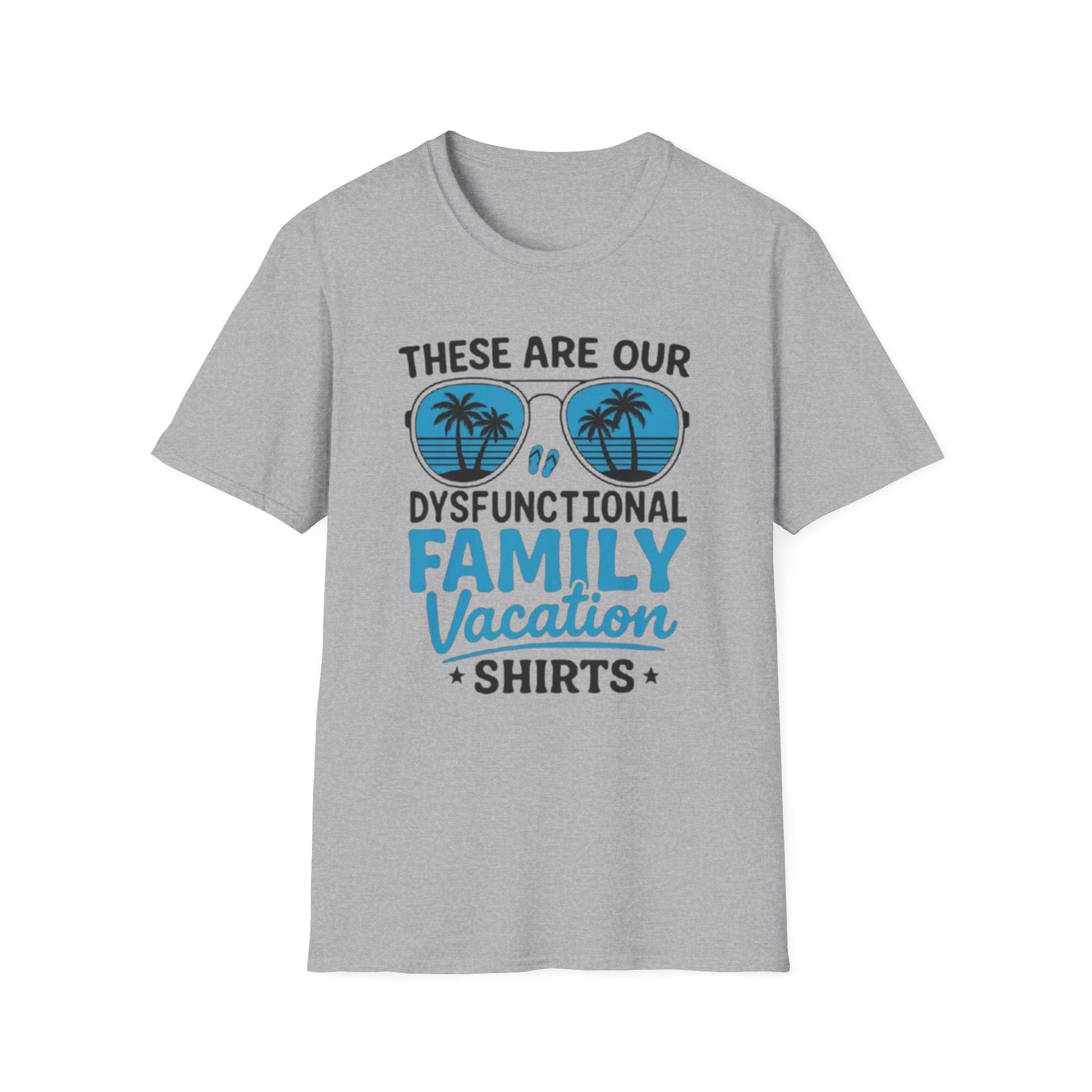 Summer- Dysfunctional Family Vacation T-Shirt Sport Grey Printify T-Shirt Rhythm & Drip Apparel