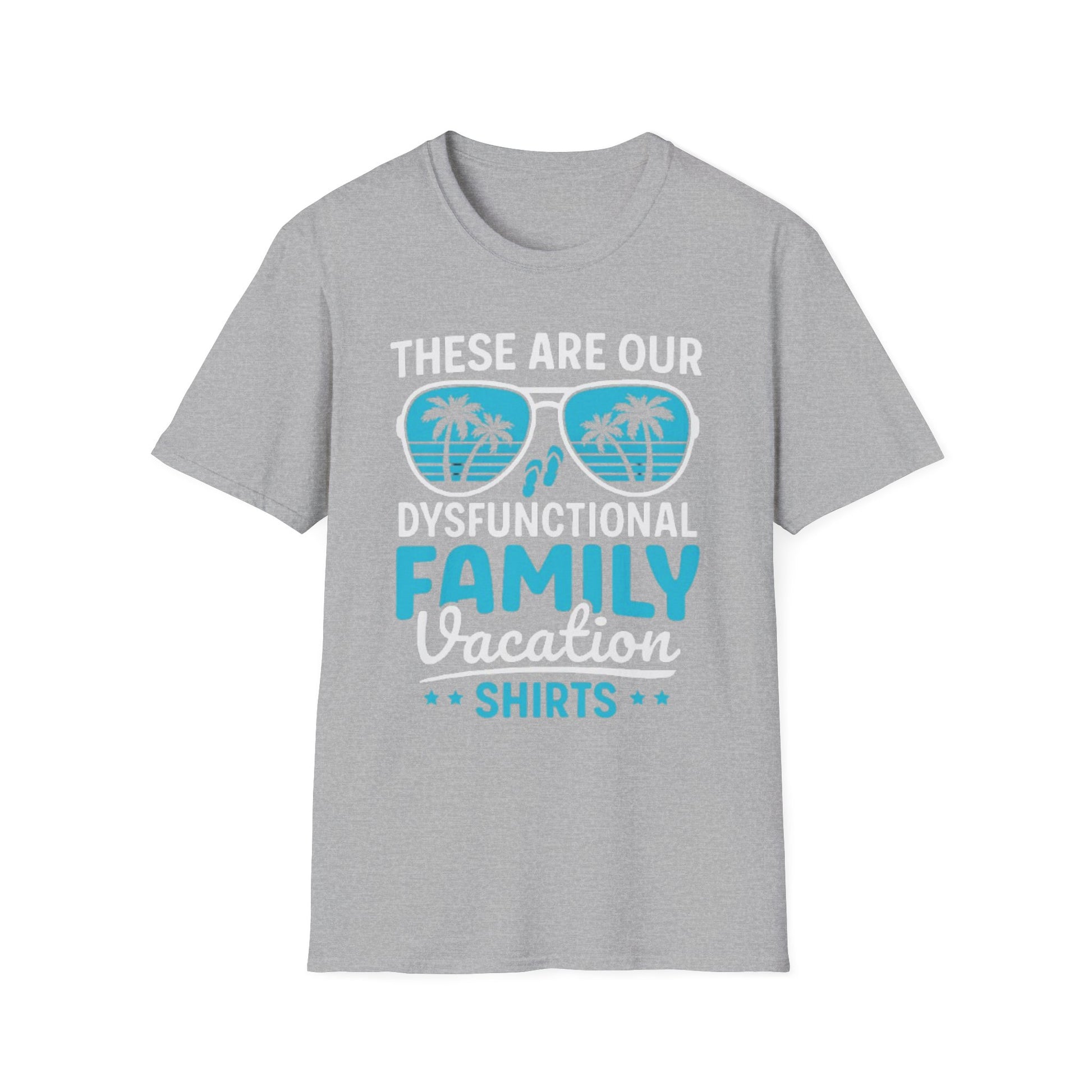 Summer- Dysfunctional Family Vacation T-Shirt Sport Grey Printify T-Shirt Rhythm & Drip Apparel