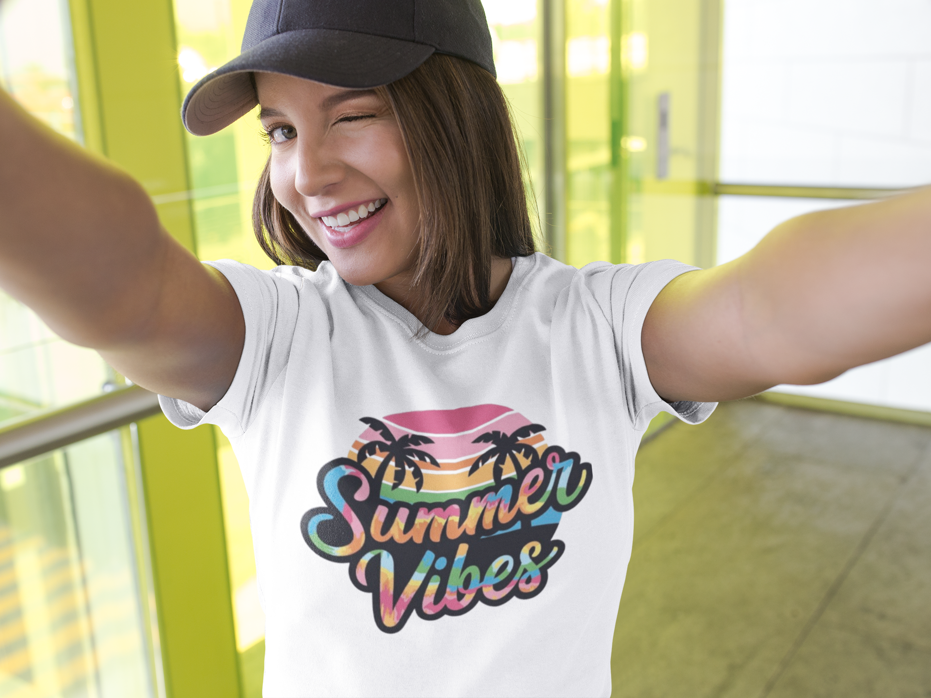 Summer- Summer Vibes Unisex T-Shirt Printify T-Shirt Rhythm & Drip Apparel