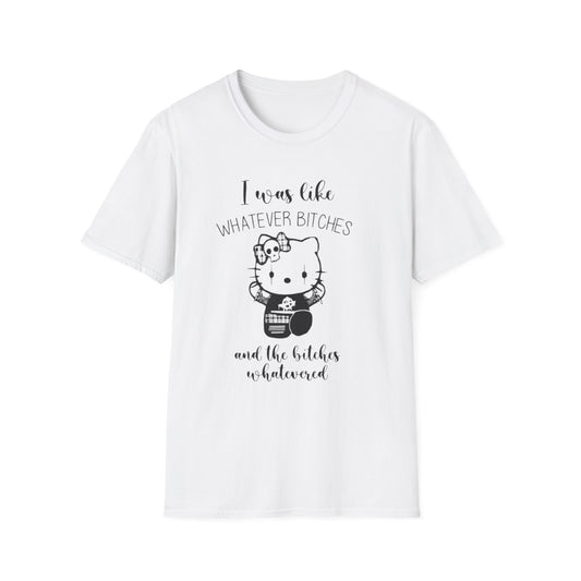 Whatever Bitches T-Shirt White Printify T-Shirt Rhythm & Drip Apparel
