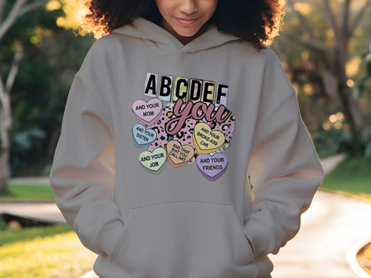 ABCDEFU Hoodie Inspired By A Song Rhythm & Drip Hoodie Rhythm & Drip Apparel