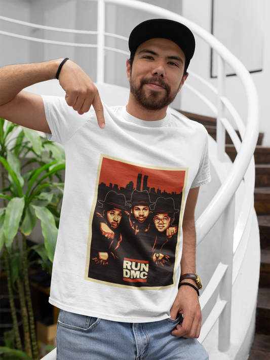 Run DMCC Unisex Softstyle T-Shirt - Rhythm & Drip