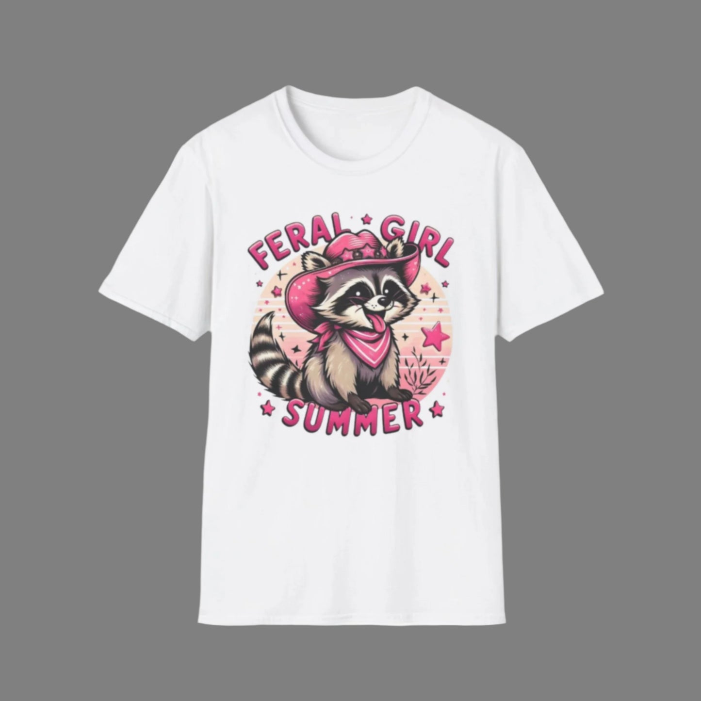 Summer- Feral Girl Summer Tee White Printify T-Shirt Rhythm & Drip Apparel