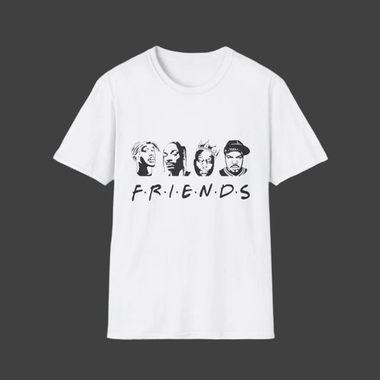 "Friends" rapper graphic tee