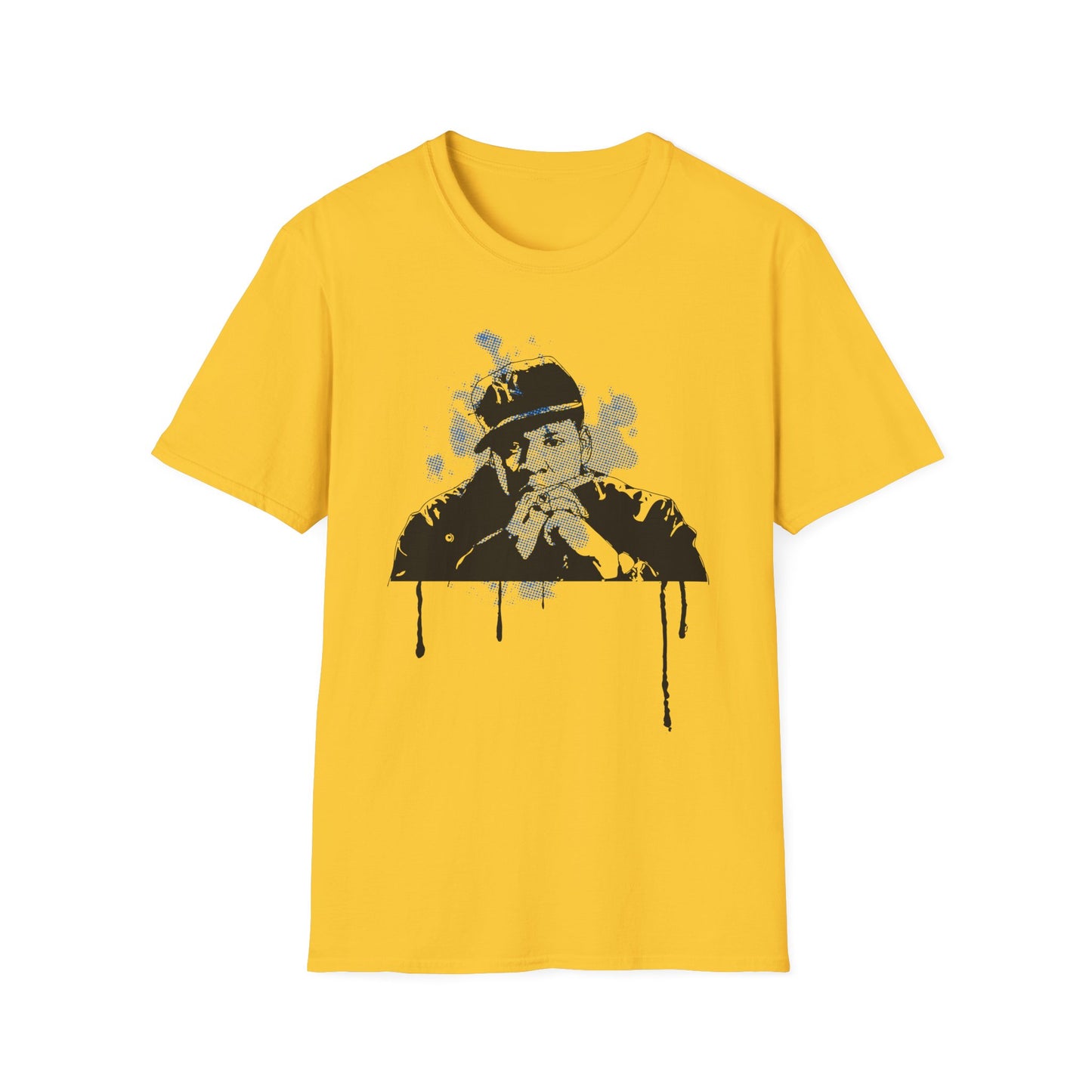 Jay-Z Urban Graphic T-Shirt - Dripped Art Design - Rhythm & Drip