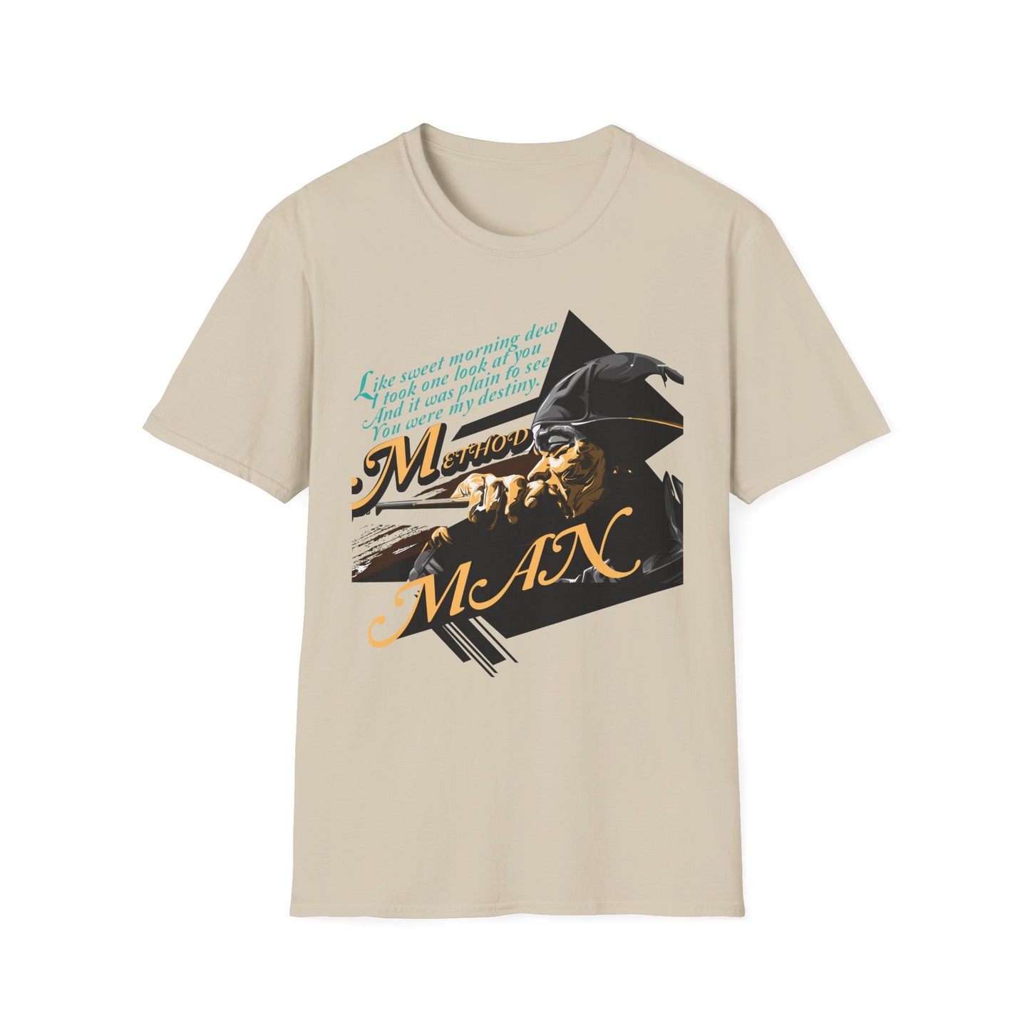 Method  Man Unisex Softstyle T-Shirt - 'Like Sweet Mornings Dew' Design - Rhythm & Drip