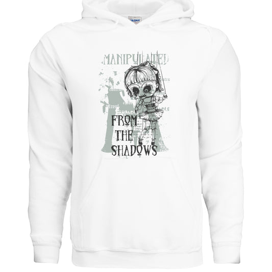 Alternative- Manipulated From The Shadows Hoodie WHITE Rhythm & Drip Hoodie Rhythm & Drip Apparel