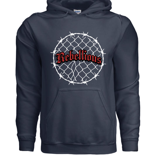 Alternative- Rebellious Hoodie NAVY Rhythm & Drip Hoodie Rhythm & Drip Apparel