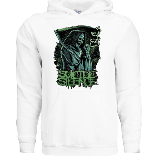 Alternative- Suicide Silence Hoodie WHITE Rhythm & Drip Hoodie Rhythm & Drip Apparel