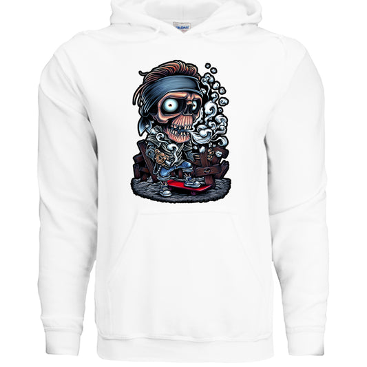Alternative- Smokey Rocker Hoodie WHITE Rhythm & Drip Hoodie Rhythm & Drip Apparel