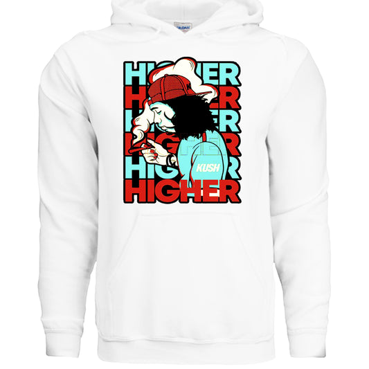 420- Higher Hoodie WHITE Rhythm & Drip Hoodie Rhythm & Drip Apparel