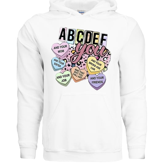 ABCDEFU Hoodie Inspired By A Song WHITE Rhythm & Drip Hoodie Rhythm & Drip Apparel