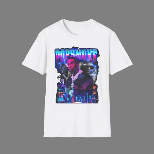 Pop Smoke Unisex Softstyle T-Shirt - Rhythm & Drip