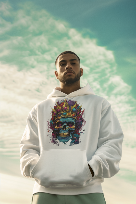Vibrant Skull Crown Hoodie Rhythm & Drip Hoodie Rhythm & Drip Apparel