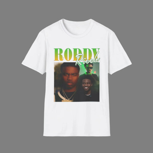 Roddy Ricch Unisex Softstyle T-Shirt - Stylish Graphic Tee for Music Lovers - Rhythm & Drip
