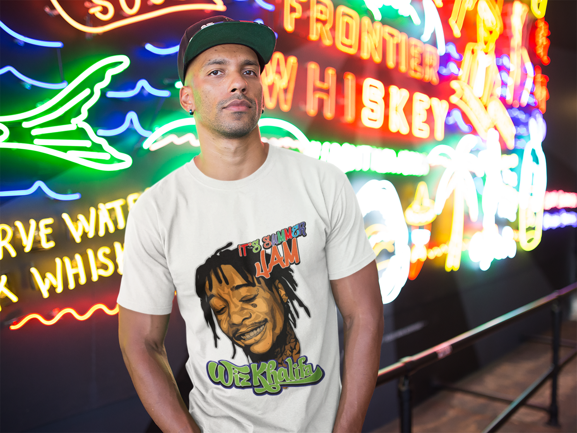 Wiz Khalifa Inspired Unisex Softstyle T-Shirt - Music Vibe Tee - Rhythm & Drip
