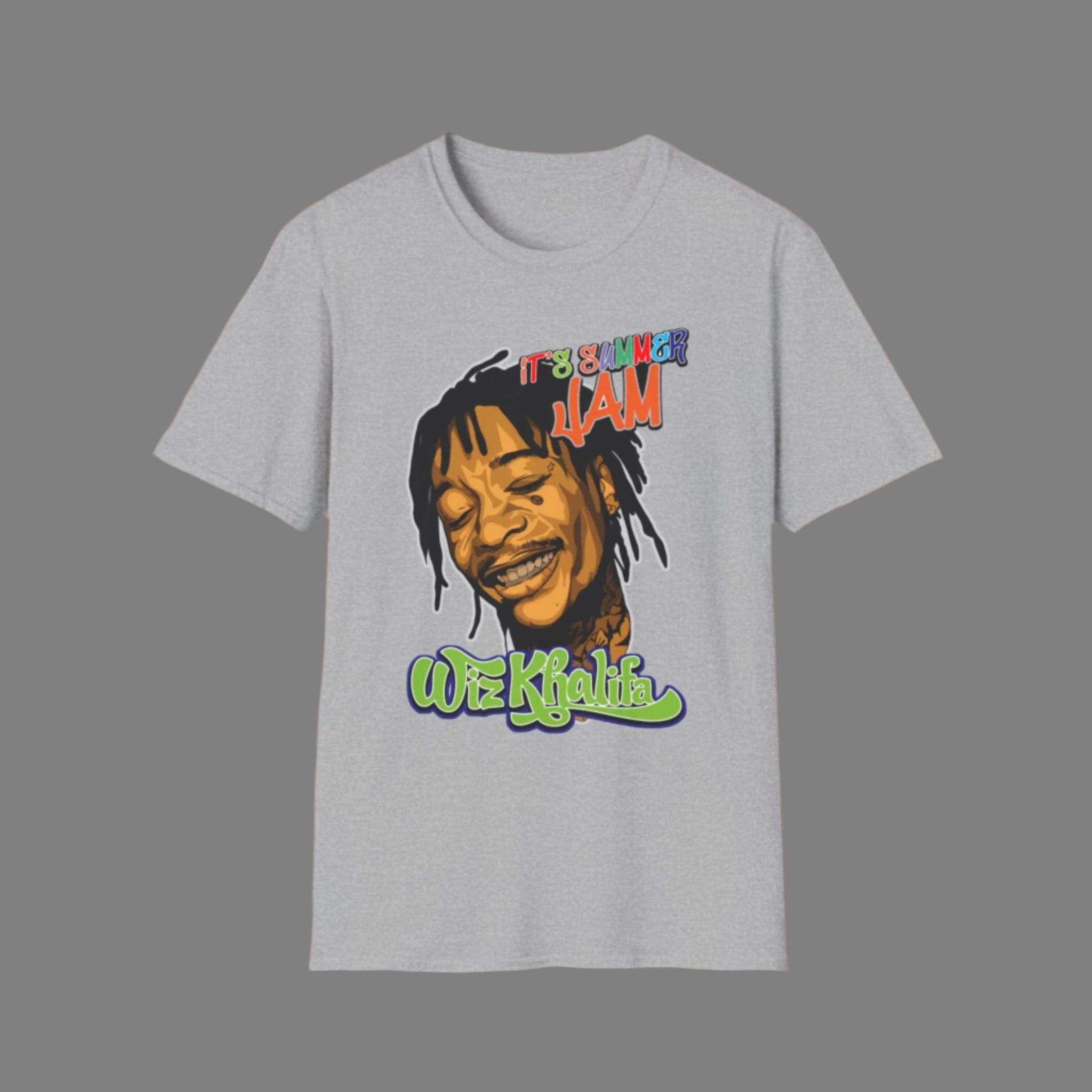 Wiz Khalifa Inspired Unisex Softstyle T-Shirt - Music Vibe Tee - Rhythm & Drip