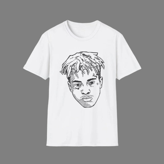 XXX Unisex Softstyle T-Shirt - Artistic Portrait Design for Trendy Music Lovers - Rhythm & Drip